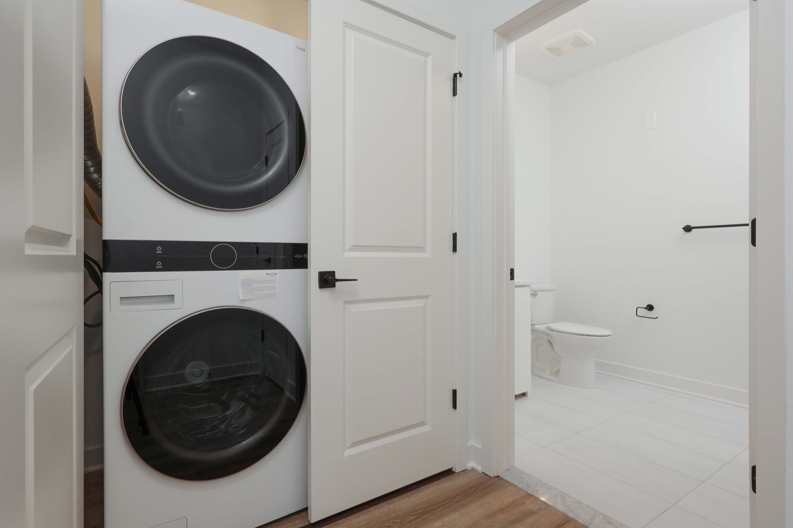 In-unit washer and dryer in a one-bedroom apartment at The Arthur Carteret NJ