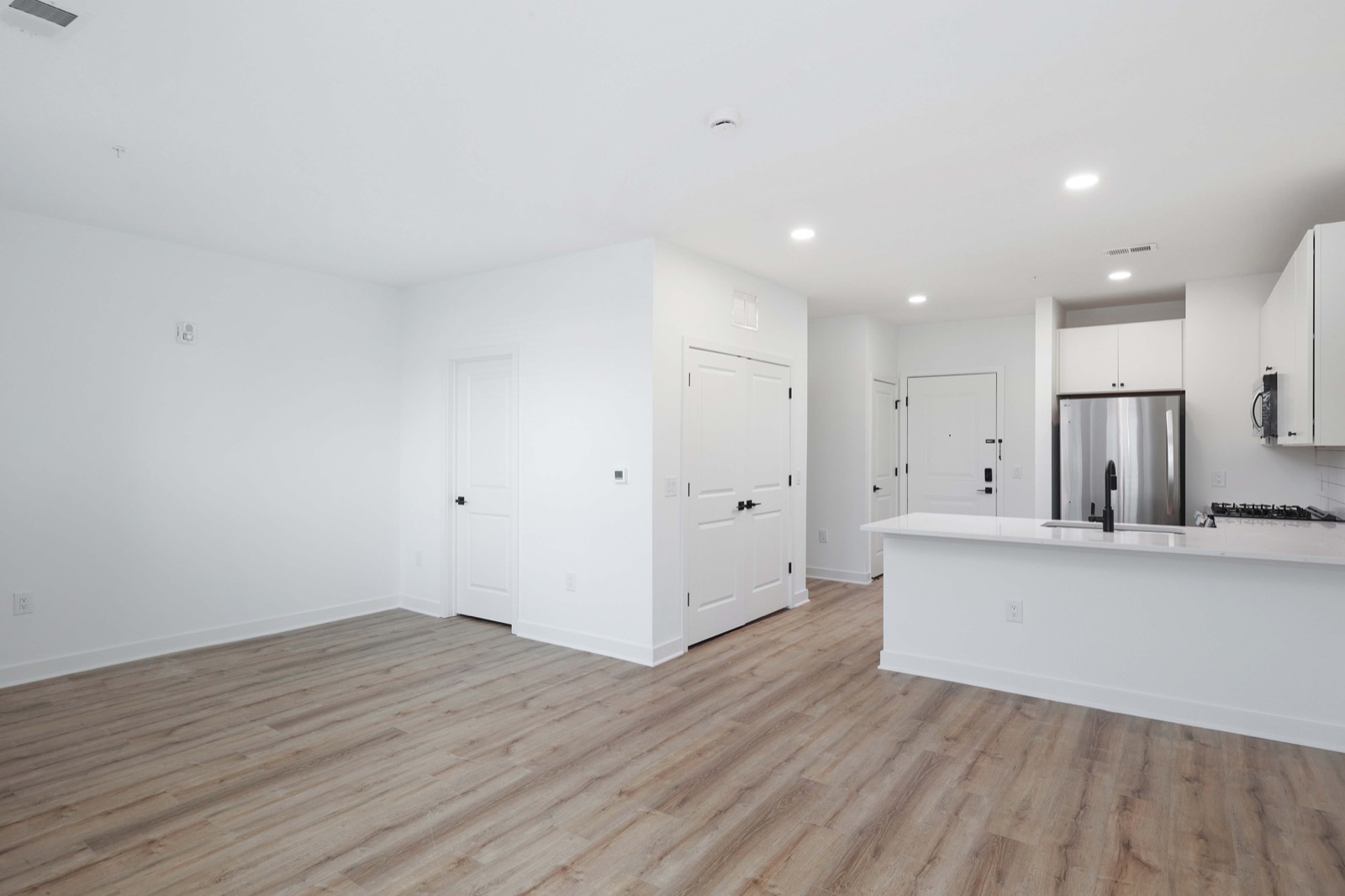 Open floor plan studio apartment at The Arthur Carteret
